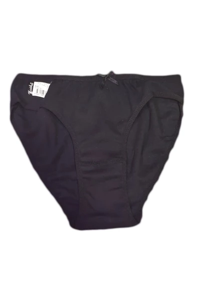 Kadın Fiyonklu İnce Bel Düz Bikini Külot Pamuklu Rahat - 5