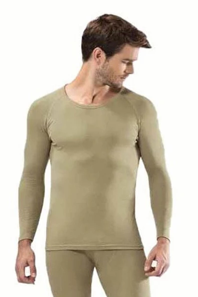 Termal İçlik Fanila Şardonlu Uzun Kollu Atlet Sıcak - 3