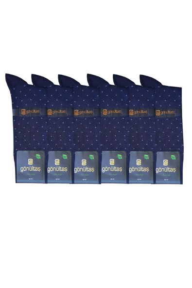 Gönültaş 6lı Erkek Bambu Soket Çorap Asorti Mevsimli Uzun Çorap - 7