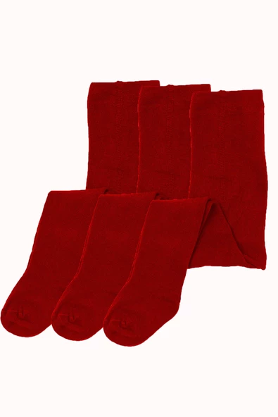 3lü Kız/Erkek Bebek Çocuk Bambu Külotlu Çorap Yumuşak Mevsimlik - 10