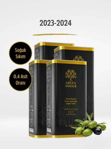 Green Amour 20 Litre %100 Naturel Sızma Zeytinyağı