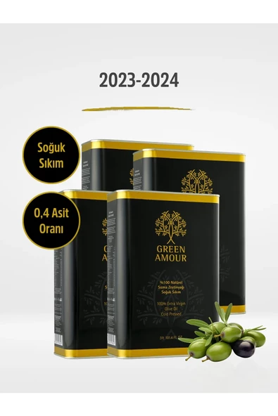 Green Amour 12 Litre %100 Naturel Sızma Zeytinyağı