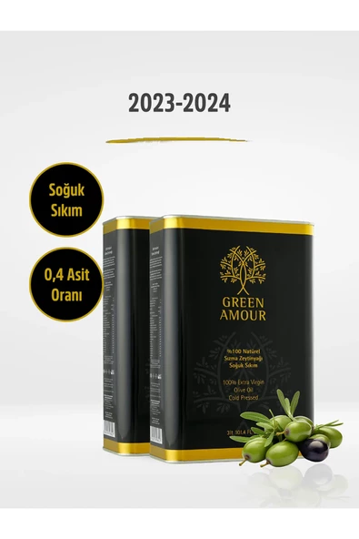 Green Amour 6 Litre %100 Naturel Sızma Zeytinyağı
