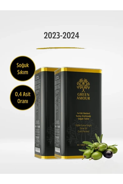 Green Amour 10 Litre %100 Naturel Sızma Zeytinyağı