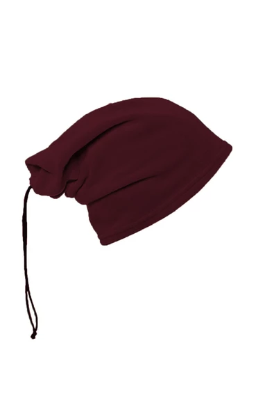 Kadın Erkek Polar Boyunluk Kışlık İpli Bere Termal Sıcak Unisex - 8