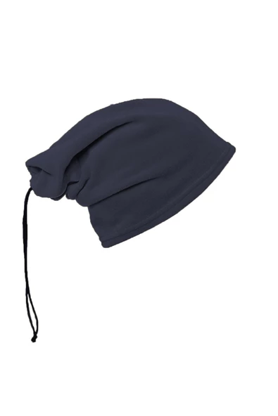 Kadın Erkek Polar Boyunluk Kışlık İpli Bere Termal Sıcak Unisex - 7