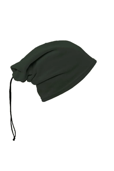 Kadın Erkek Polar Boyunluk Kışlık İpli Bere Termal Sıcak Unisex - 9