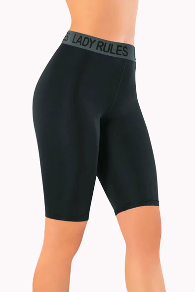 Kadın Lady Kalın Askılı Sporcu Büstiyer - Kısa Dizüstü Dalgıç Tayt Takım - 4