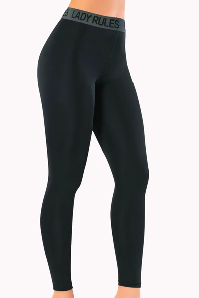 Kadın Lady Kalın Askılı Sporcu Büstiyer-Uzun Tayt Takım Dalgıç - 4