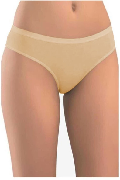 5li Kadın Yüksek Bel Bikini Külot Yarım Bato İz Yapmaz İç Çamaşır - 6