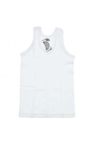 Gümüş İç Giyim Erkek Çocuk Penye Askılı Pamuklu Atlet 6 lı Paket