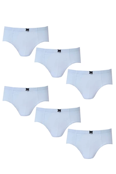 Tutku İç Giyim Pamuklu Erkek Çocuk Slip Külot Beyaz 6 lı Paket - 7
