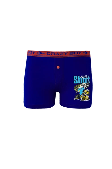 Tutku 6lı Erkek Çocuk Renkli Baskılı Boxer Külot Çocuk Baksır - 7