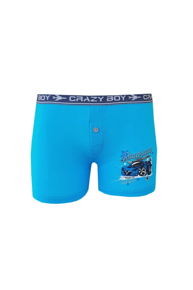 Tutku 6lı Erkek Çocuk Renkli Baskılı Boxer Külot Çocuk Baksır - 8