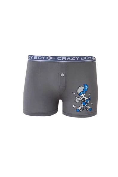Tutku 6lı Erkek Çocuk Renkli Baskılı Boxer Külot Çocuk Baksır - 9