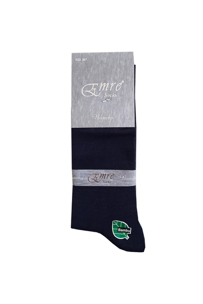 Emre Erkek Bambu Dikişsiz Soket Çorap 6'lı Paket Erkek Çorap - 6