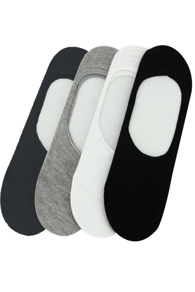 12li Erkek Dikişsiz Kaymaz Silikonlu Babet Çorap - 2