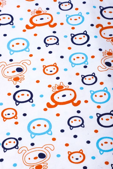 6lı Kız Çocuk İp Askılı Desenli Atlet Pamuklu Rengarenk Sdf - 5