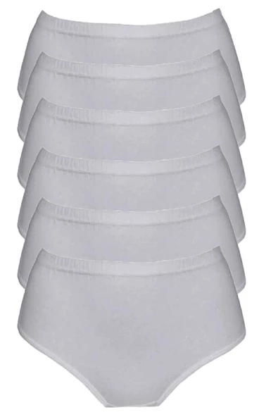 Tutku İç Giyim Kadın Yüksek Bel Bato Külot 6'lü Paket - 3