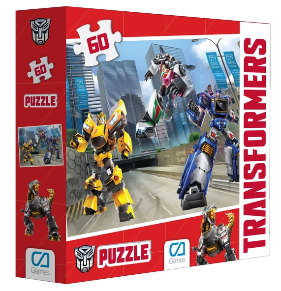 Puzzle 60 Parça Transformers