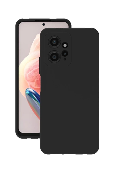 Xiaomi Redmi Note 12 4G Kılıf Kamera Korumalı Silikon Rubber Arka Kapak ürün görseli 1