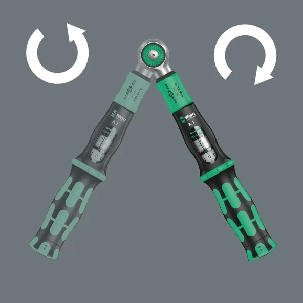 Wera Safe-Torque A 1 Tork Anahtarı 1/4" Kare Sürücülü, 2-12 Nm, 1/4" x 2-12 Nm - 6