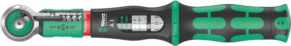 Wera Safe-Torque A 1 Tork Anahtarı 1/4" Kare Sürücülü, 2-12 Nm, 1/4" x 2-12 Nm