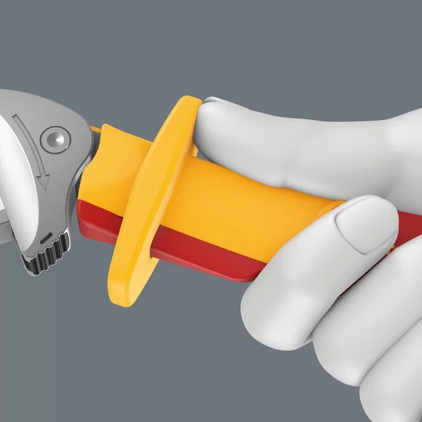 Wera 6004 Joker VDE 4 Set 1 VDE Yalıtımlı Kendinden Ayarlı Açık Ağız Kurbağacık Anahtar Seti - 7