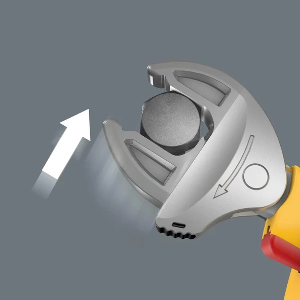 Wera 6004 Joker VDE 4 Set 1 VDE Yalıtımlı Kendinden Ayarlı Açık Ağız Kurbağacık Anahtar Seti - 8