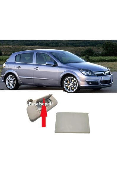 Opel Astra H Güneşlik Makyaj Aynası Kapağı ürün görseli