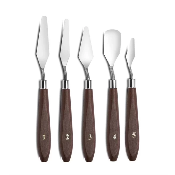 Metal Spatül Spatula 5li Set