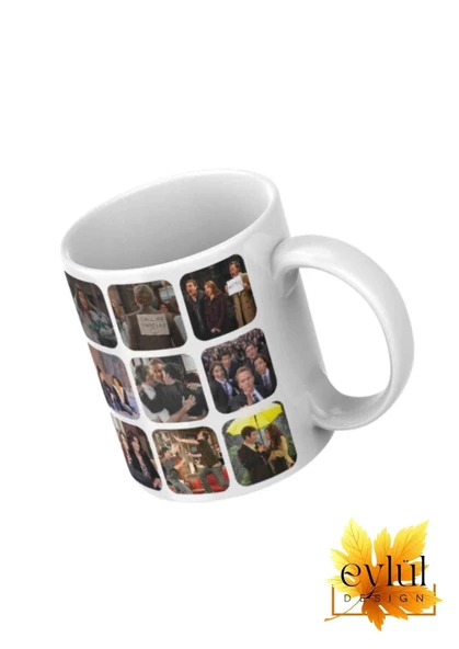 How I Met Your Mother Temalı Karma Özel Tasarım Sahneler Baskılı Kupa Bardak-Hediye Kahve Bardağı - 5