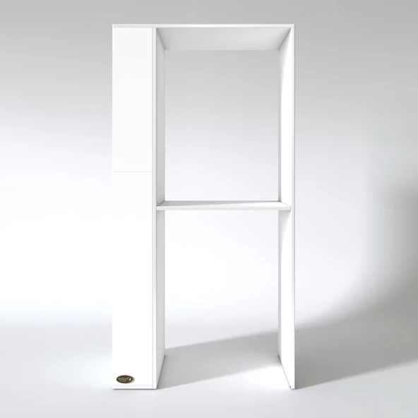 Kenzlife çamaşır-kurutma makinesi dolabı bolodenkamdf sol byz 180X090X60 % 100 mdf full mdf banyo kapaksız arkalıksız - 3