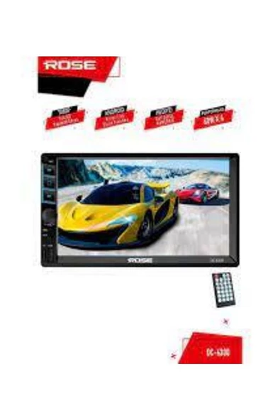 Dc-6300 Bt 7 Inç Double Oto Usb Sd Bluetooth Teyp