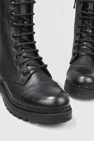 Castle Black 52682 Kadın Deri Bot - Resim 5