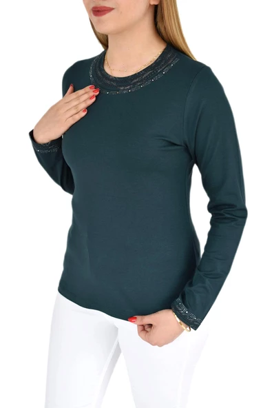 Kadın Uzun Kol Viscon Penye 6378 BGL-ST02919 - 4