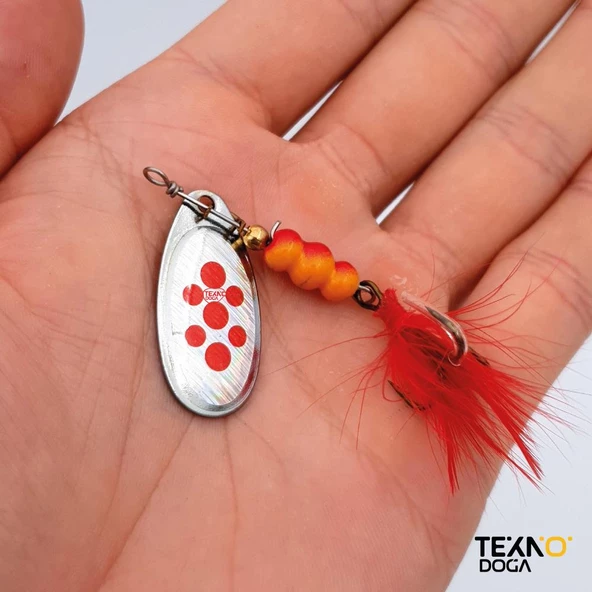 EFFE Aglia Spinner Tüylü Levrek Alabalık Kaşığı - 6