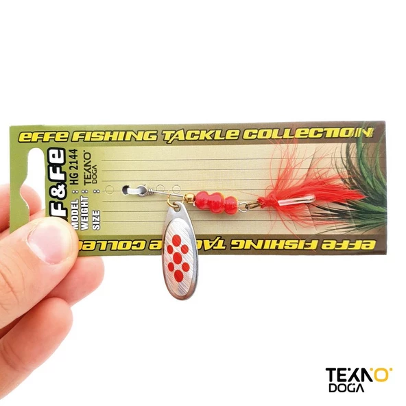 EFFE Aglia Spinner Tüylü Levrek Alabalık Kaşığı - 4