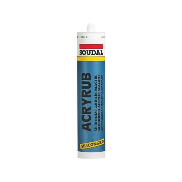 Soudal Silikonize Mastik 500 Gr Beyaz