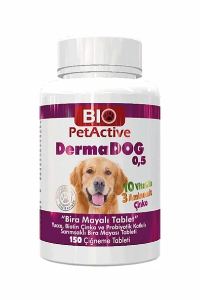 Bio Pet Active Dermadog Brewers 150 Tablet