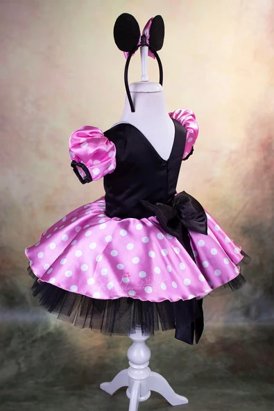 Minnie Mouse Çocuk Kostümü Pembe - 5