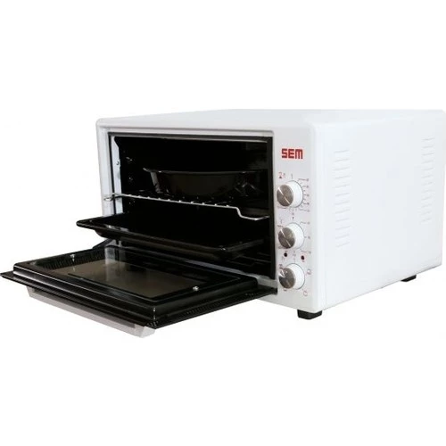 SEM Hamurcu 46 lt Lüks Fırın Çift Cam Ön Panel SC-4602 - 2