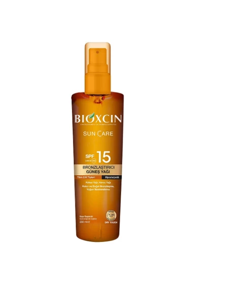 Bioxcin Sun Care SPF15 Bronzlaştırıcı Güneş Yağı 200 ml