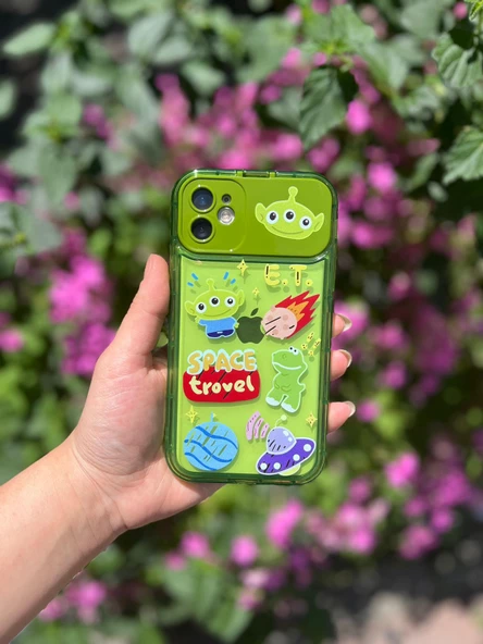 Iphone 14 Pro Max Uyumlu Sevimli Aynalı Kılıf - 5
