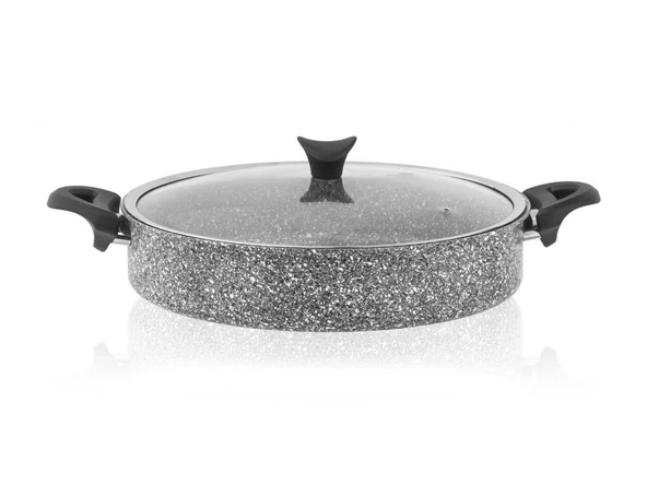 Taç Ultra Granit Basık Tencere 32cm TAC-3466