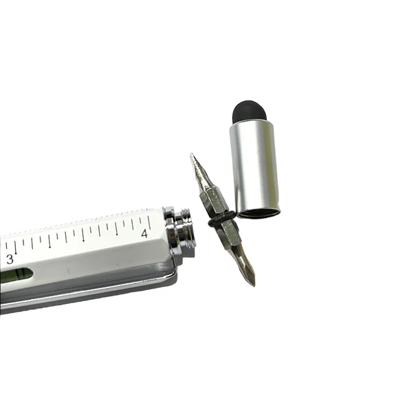 Su Terazili Cetvelli Tornavidalı Mühendis Kalemi  7 Fonksiyonlu Özel Kutusunda flyon-666 - 3