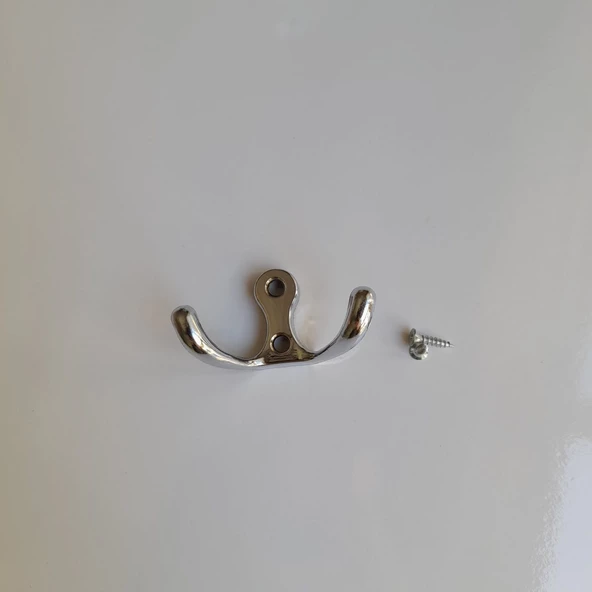 Ram metal portmanto askısı 1 adet Nikel