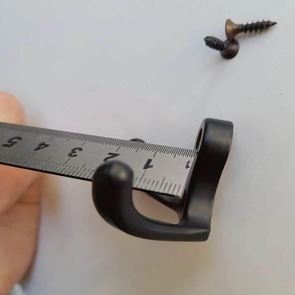 Ram metal portmanto askısı 1 adet siyah - 6
