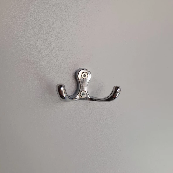 Ram metal portmanto askısı 1 adet Nikel - 2