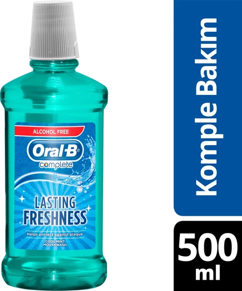 Oral-B Ağız Çalkalama Suyu Komple Bakım 500 ml (ALKOLSÜZ)